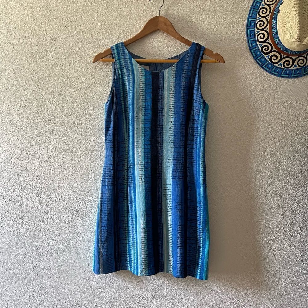 Vintage MOSCHINO text print dress size 6 - Picture 16 of 16